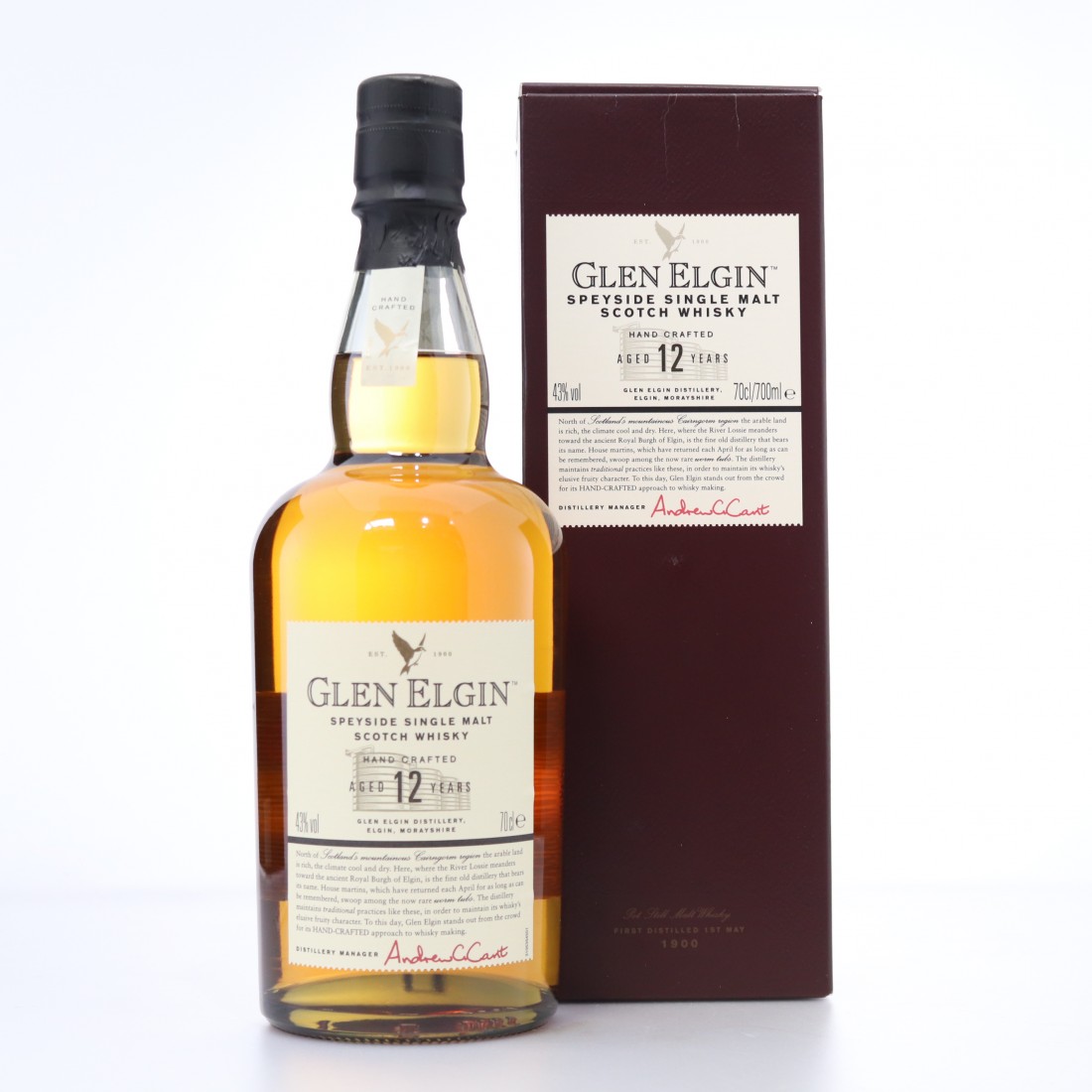 Glen Elgin 12 Year Old Whisky Auctioneer