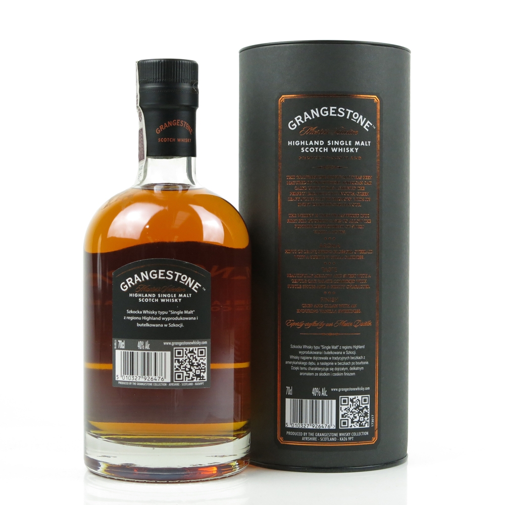 Grangestone Master's Selection Highland Single Malt Double Cask Whisky Auctioneer