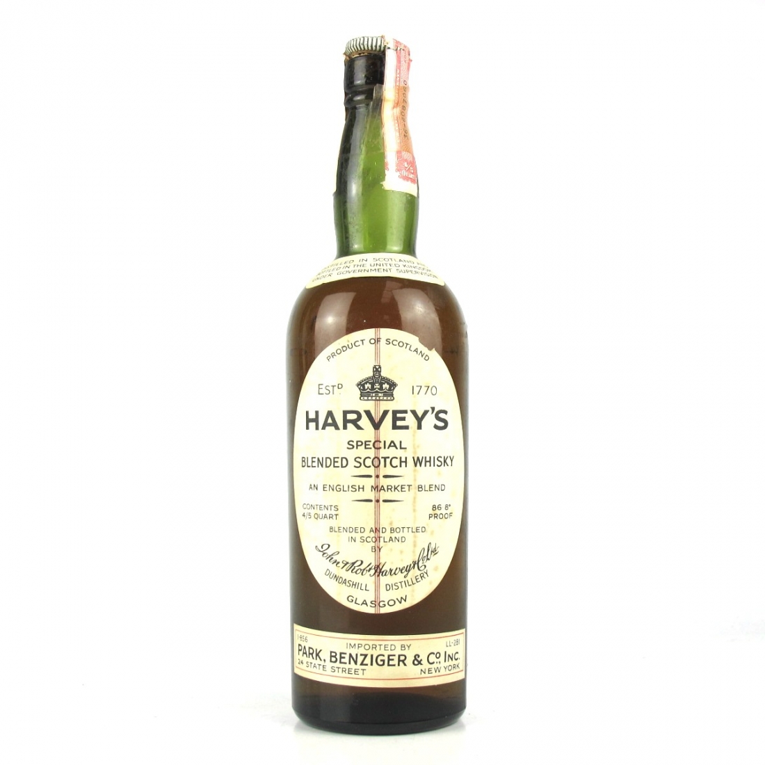 Harvey's Special Blended Scotch Whisky Circa 1960s Whisky Auctioneer