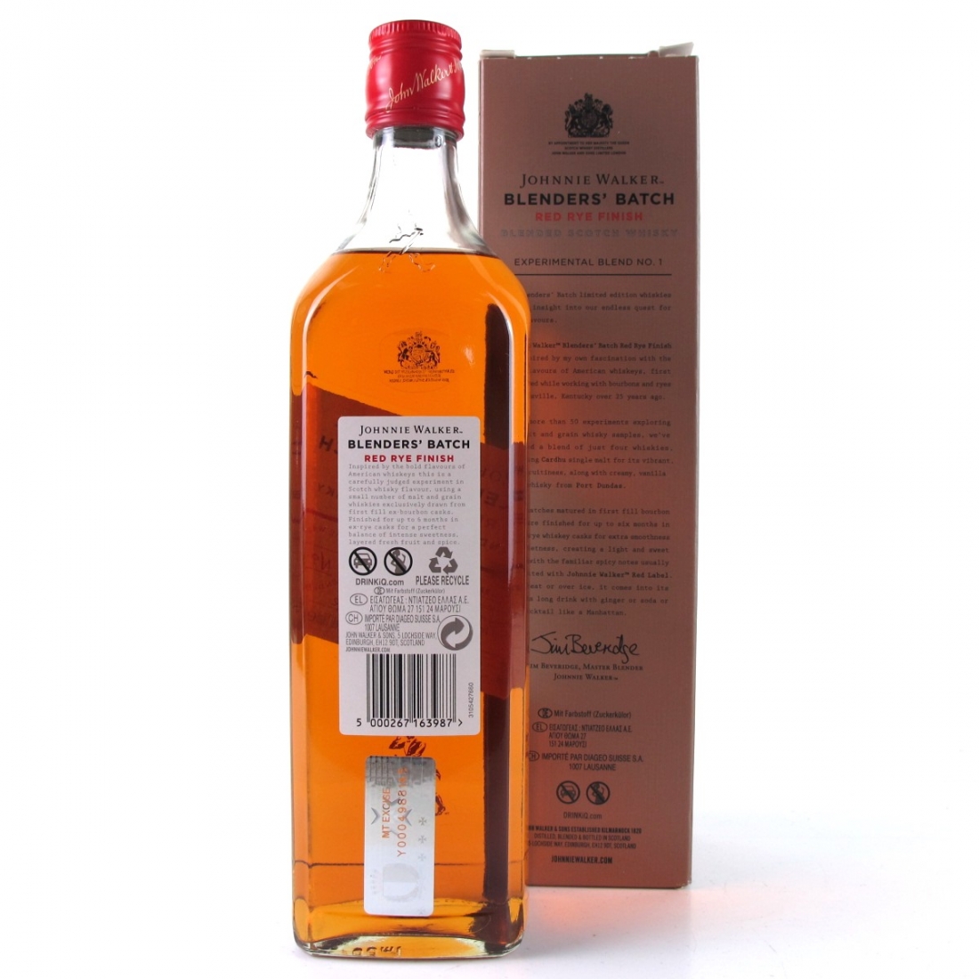 Johnnie Walker Blenders' Batch Red Rye Finish Batch 1 Whisky Auctioneer