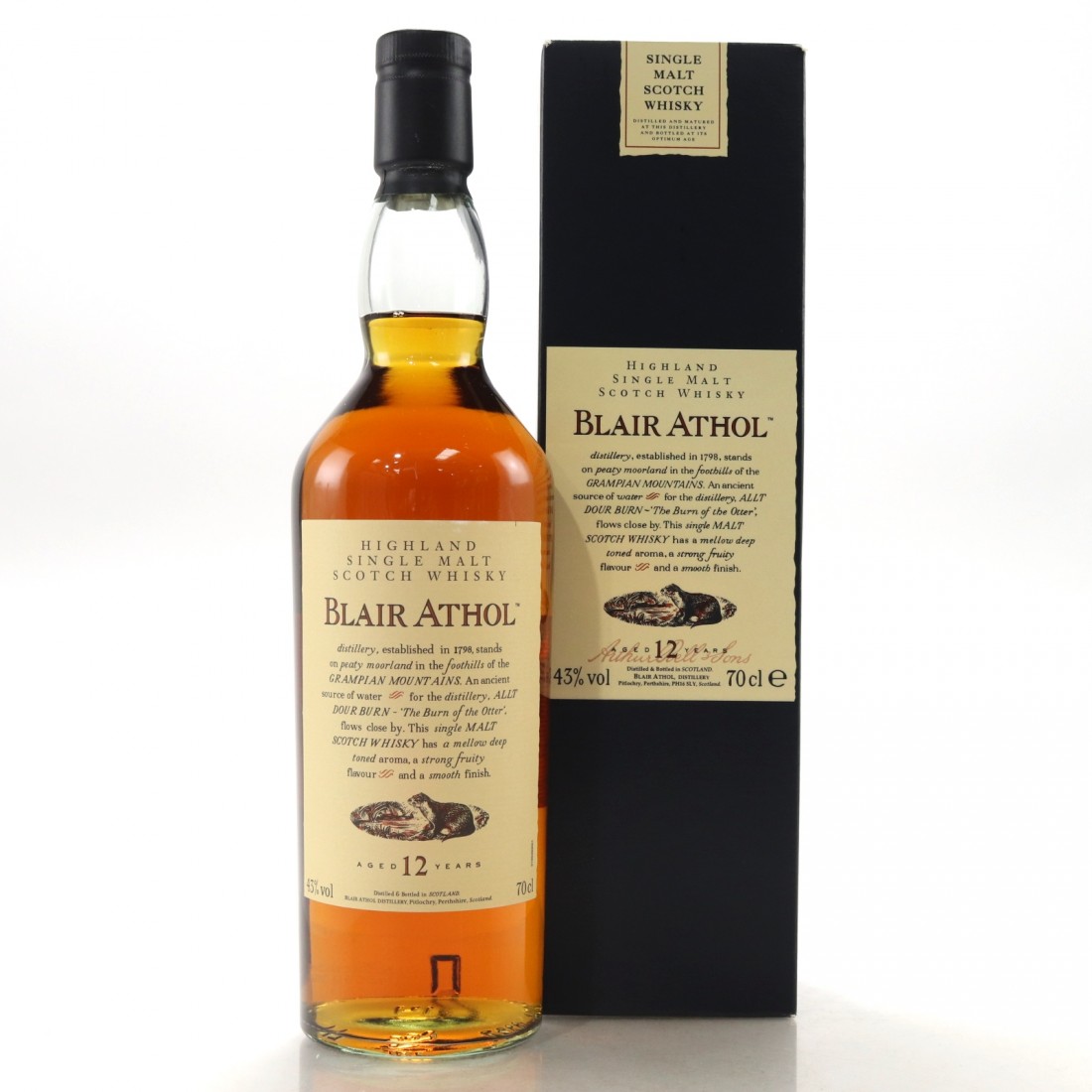 Blair Athol 12 Year Old Flora and Fauna Whisky Auctioneer