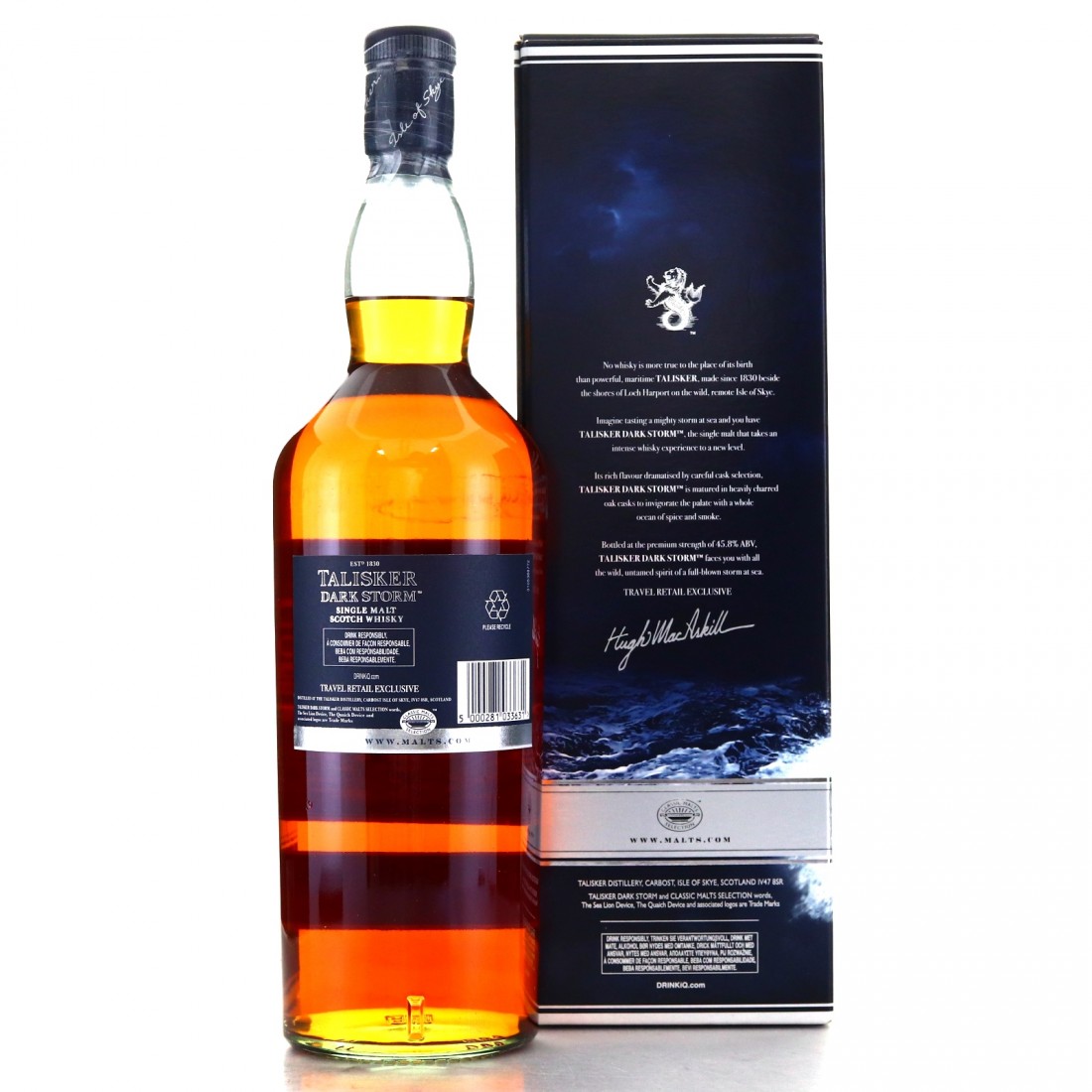 Talisker Dark Storm 1 Litre Whisky Auctioneer