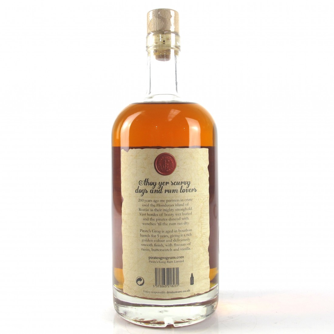 Pirate's Grog 5 Year Old Honduran Rum Whisky Auctioneer