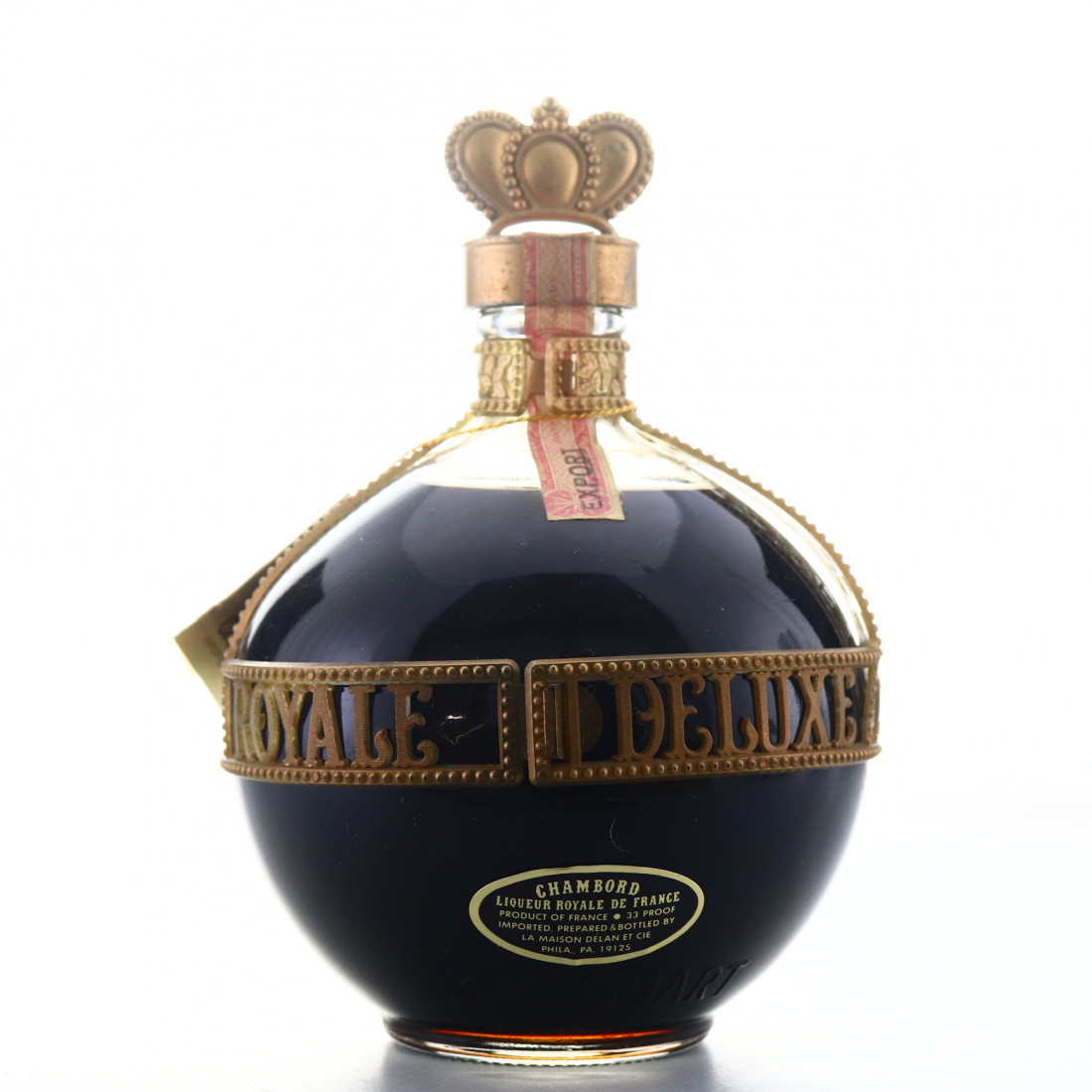 Chambord Liqueur 4/5 Quart 1970s / US Import Whisky Auctioneer