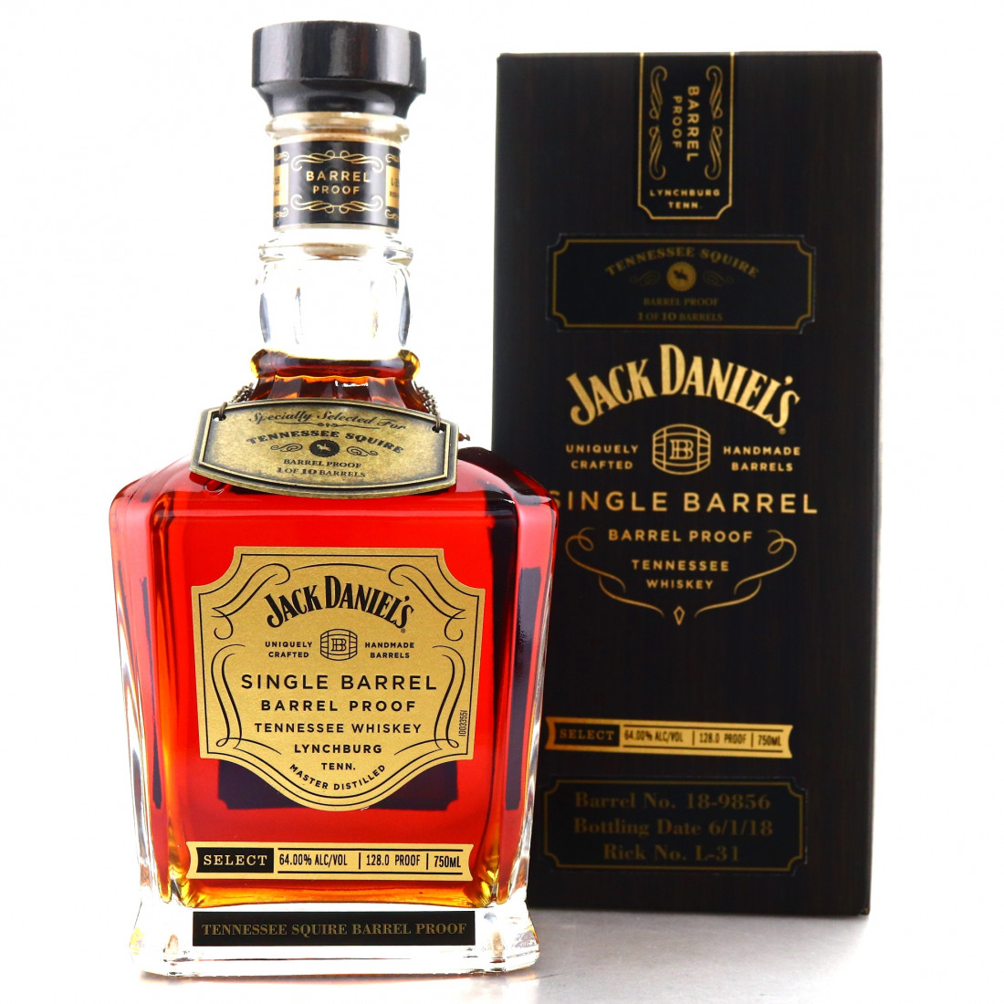 Jack Daniel's Barrel Proof Single Barrel / Tennessee Squire Whisky