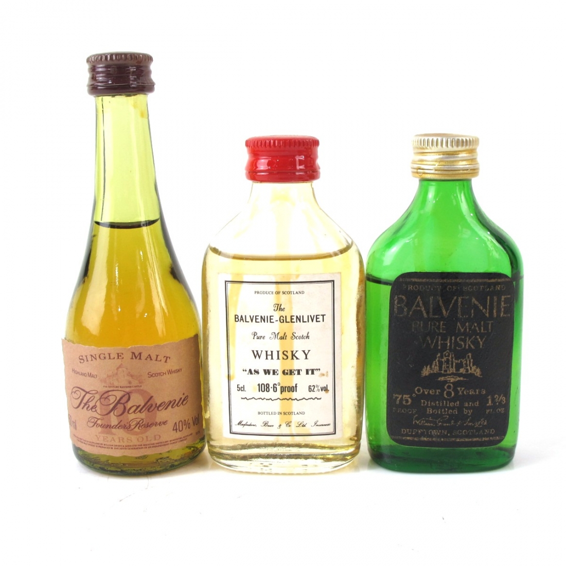 balvenie mini bottles