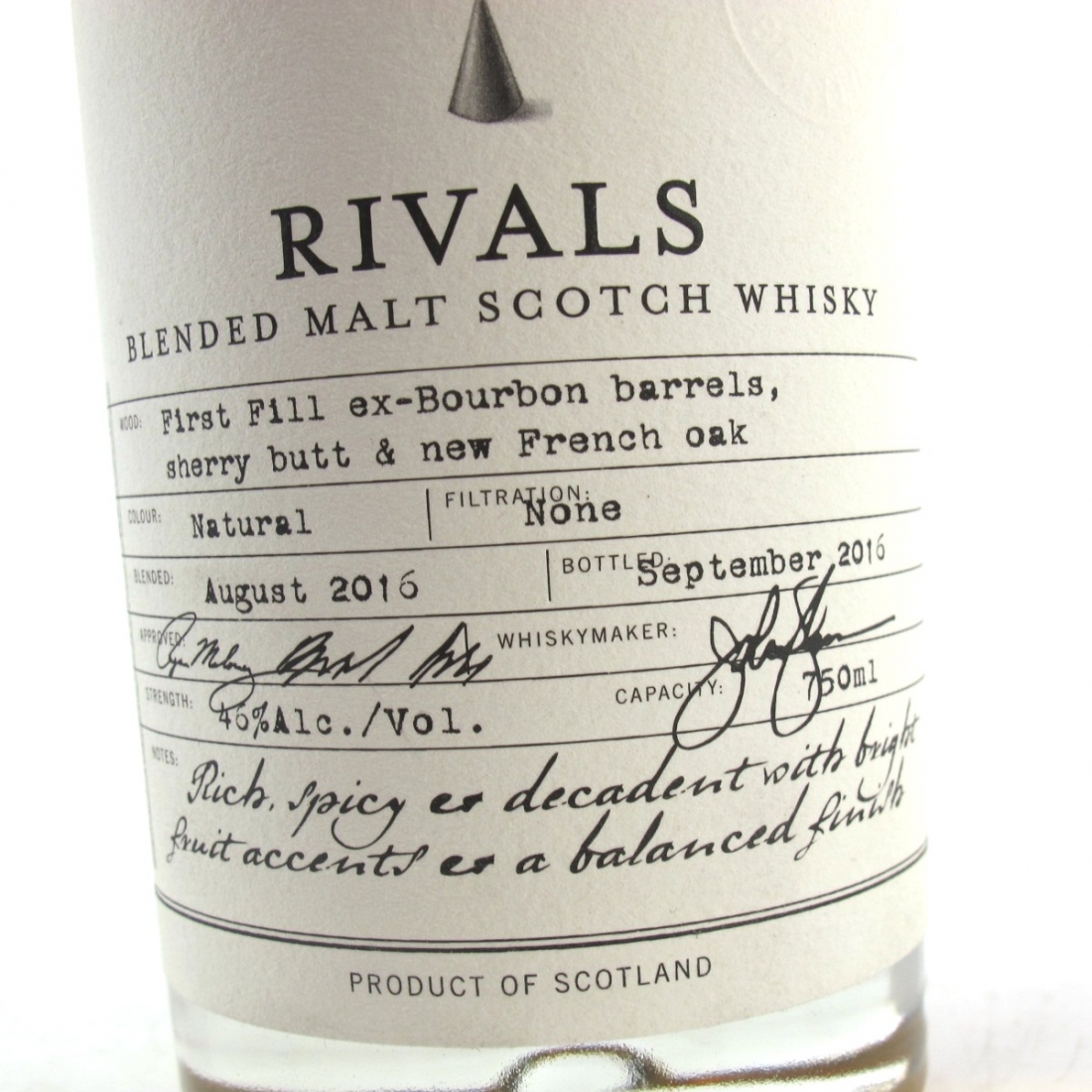 Compass Box Rivals 75cl / US Import Whisky Auctioneer