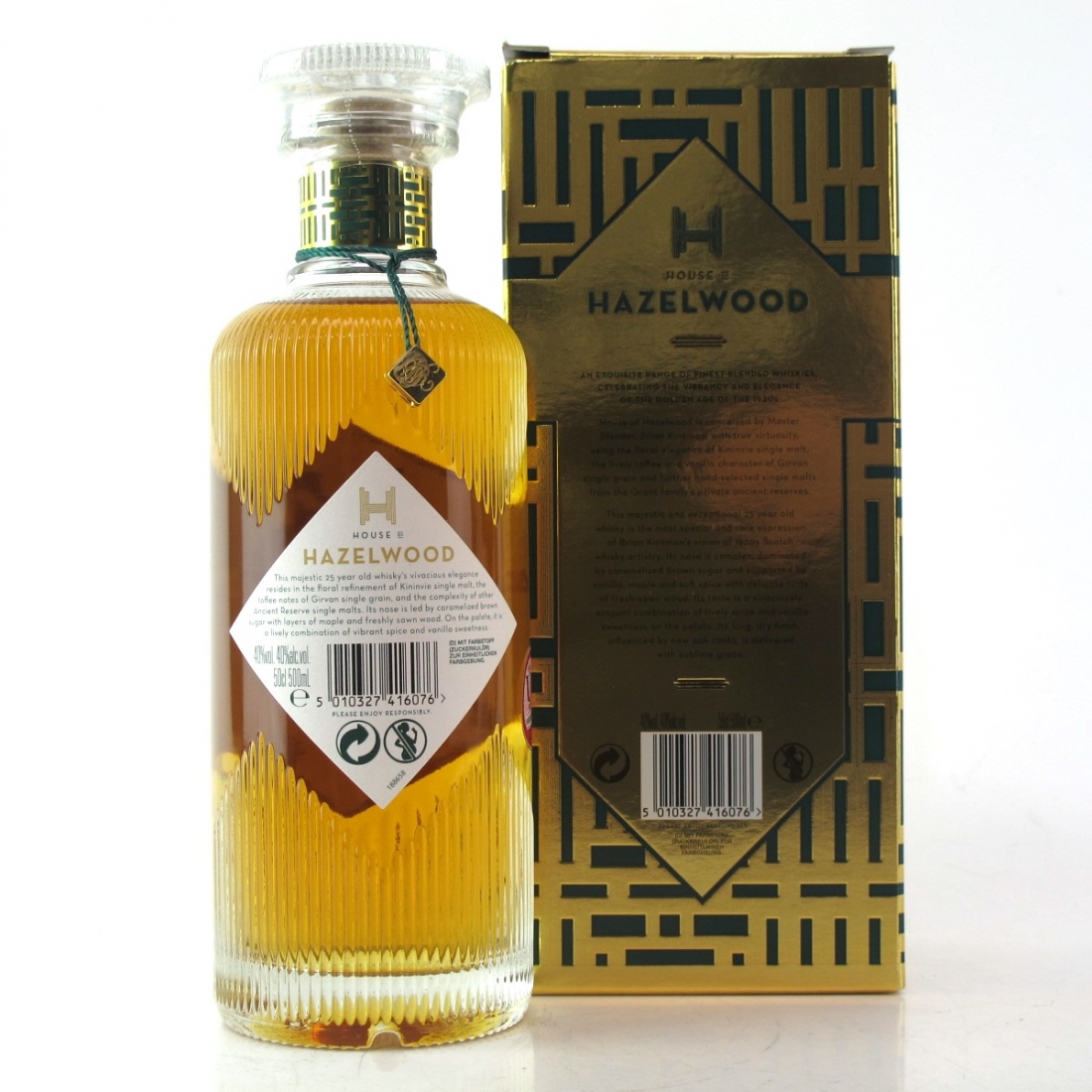 House Of Hazelwood 25 Year Old 50cl Whisky Auctioneer