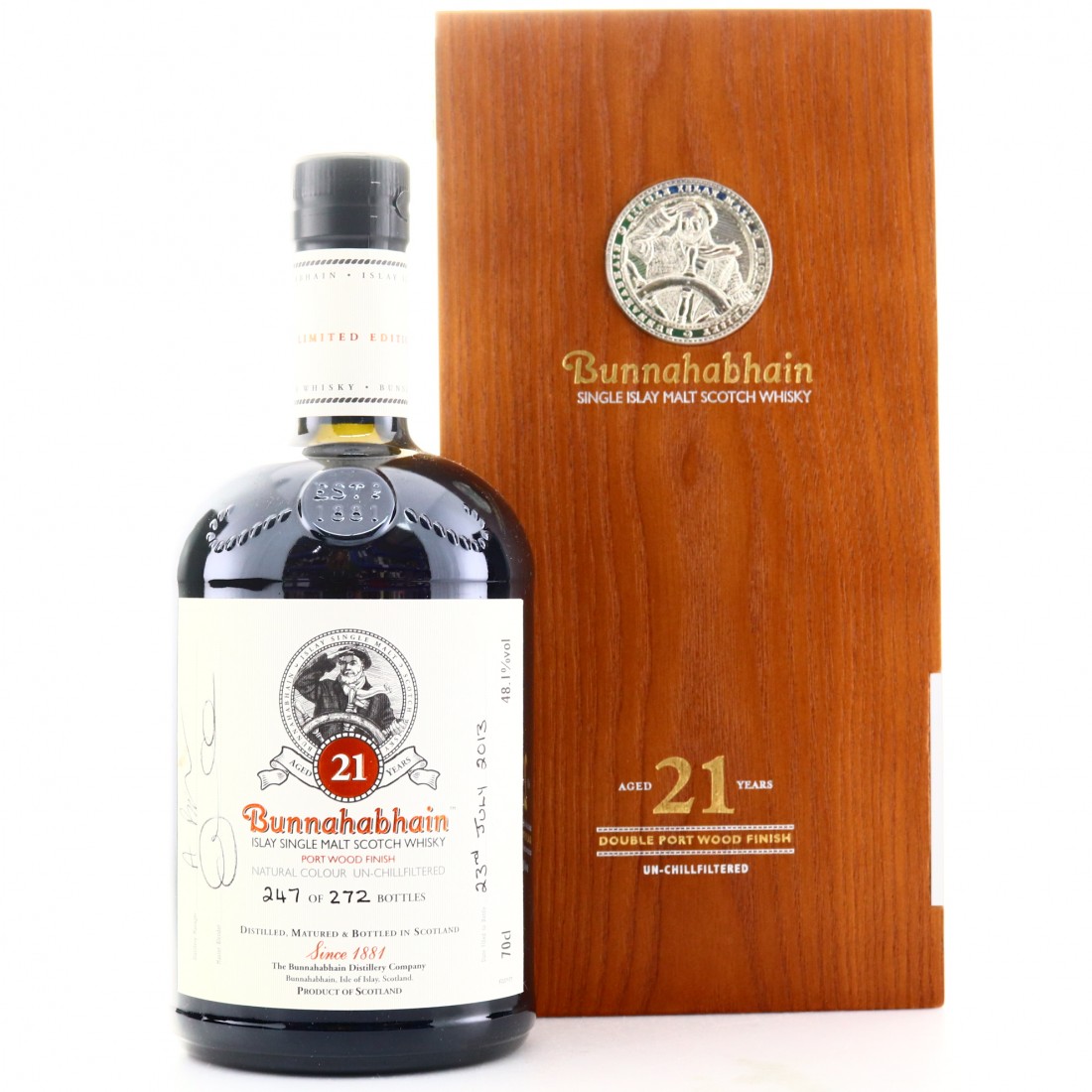 Bunnahabhain 21 Year Old Double Port Wood Finish Whisky Auctioneer