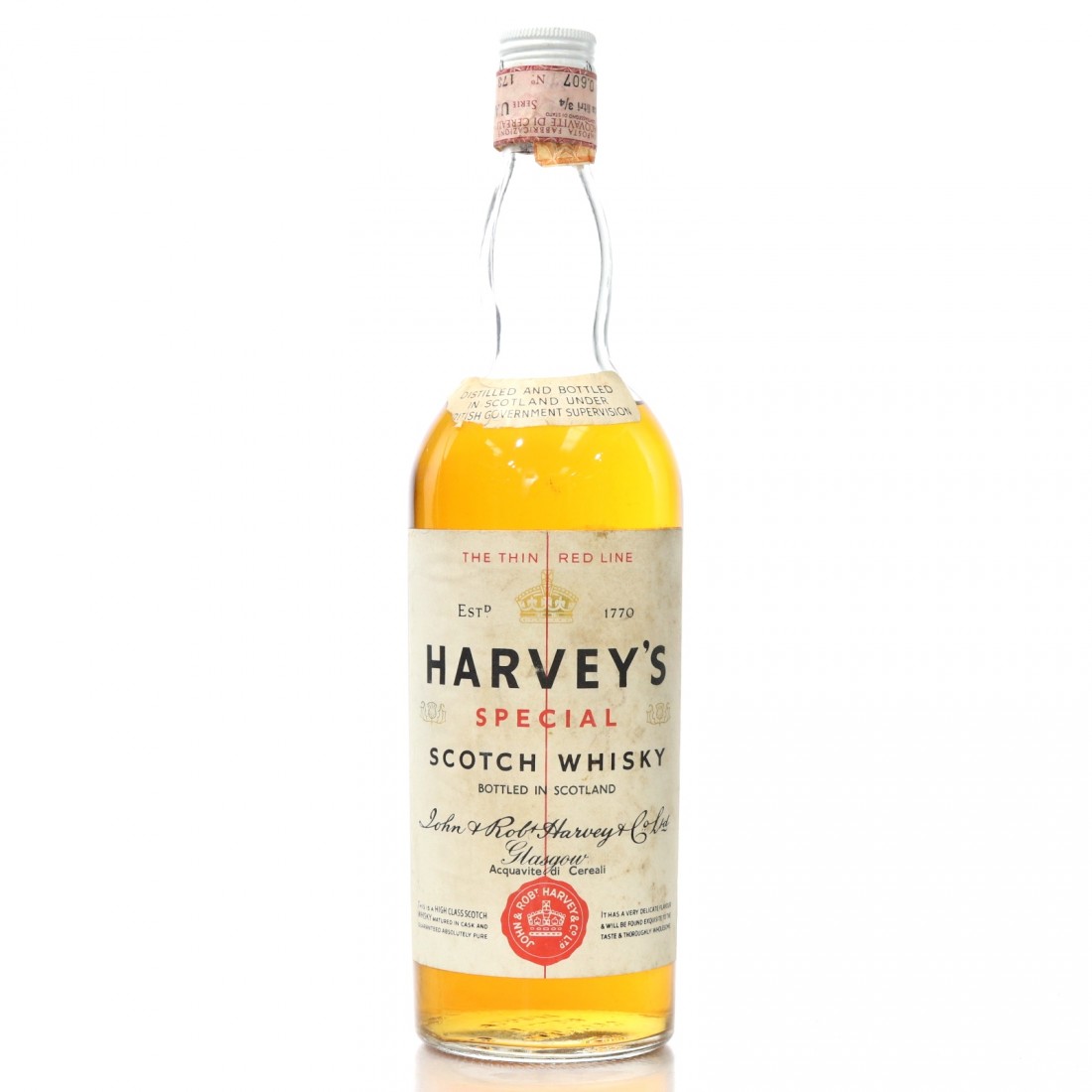 Harvey's Special Blended Scotch Whisky Circa 1970s Whisky Auctioneer