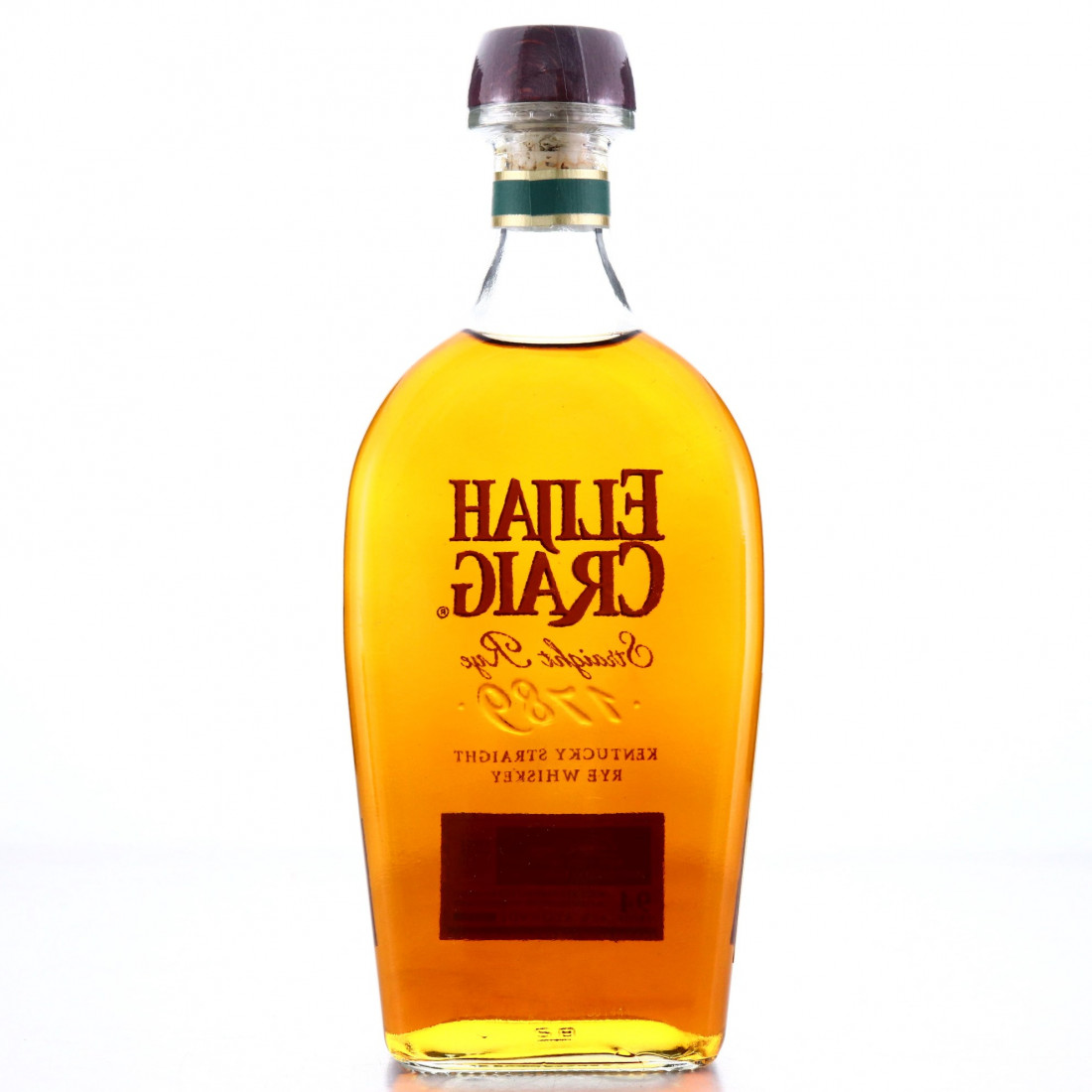 Elijah Craig Kentucky Straight Rye Whisky Auctioneer