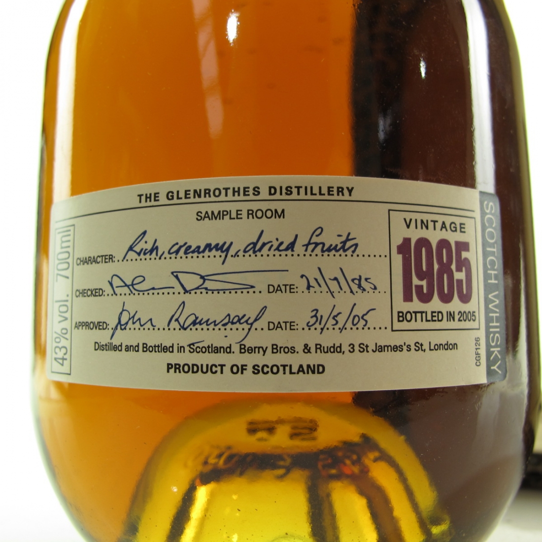 Glenrothes 1985 Whisky Auctioneer
