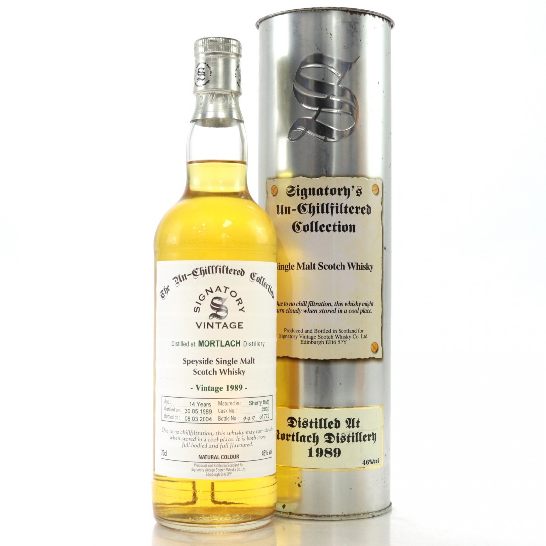 Mortlach 1989 Signatory Vintage 14 Year Old Whisky Auctioneer