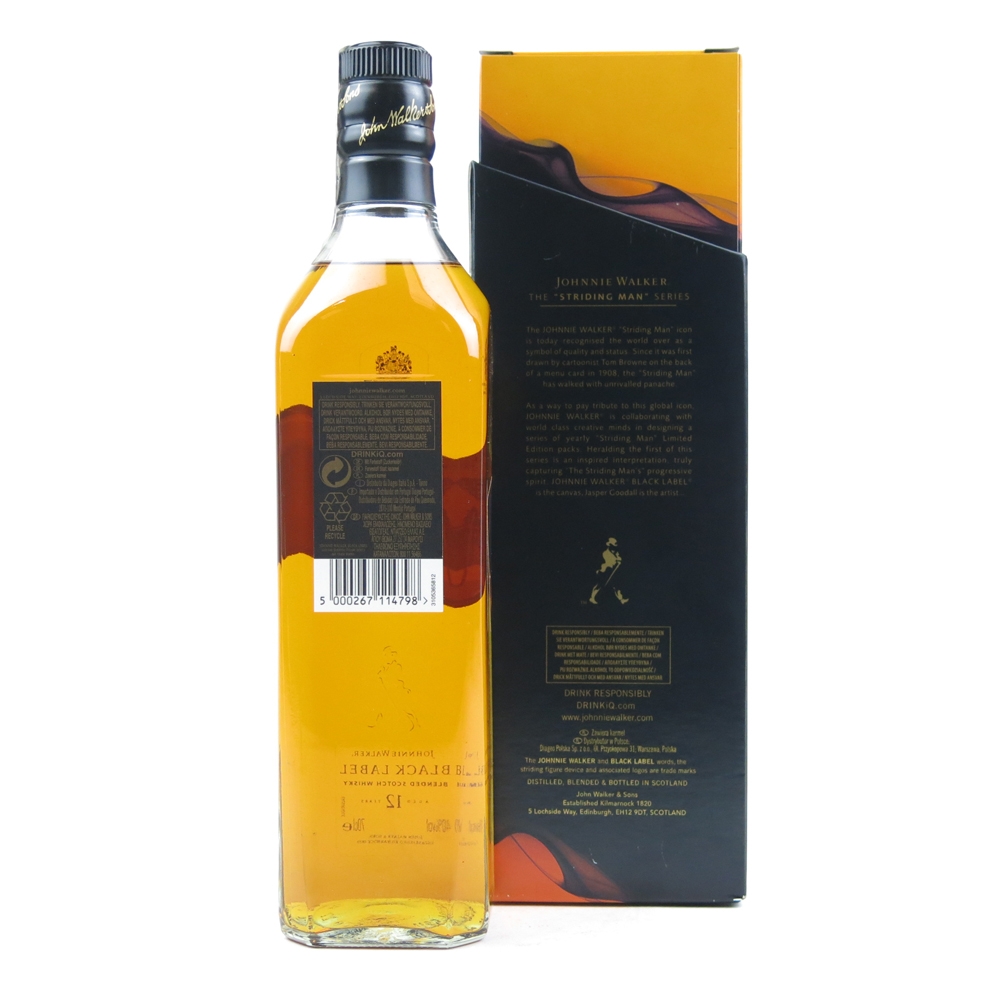 Johnnie Walker Black Label Jasper Goodall limited Edition Whisky