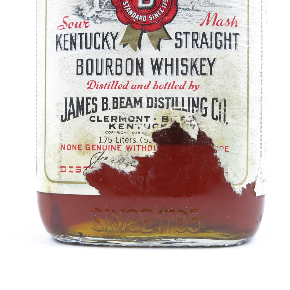 Jim Beam White Label 1970s 1.75 Litre Whisky Auctioneer