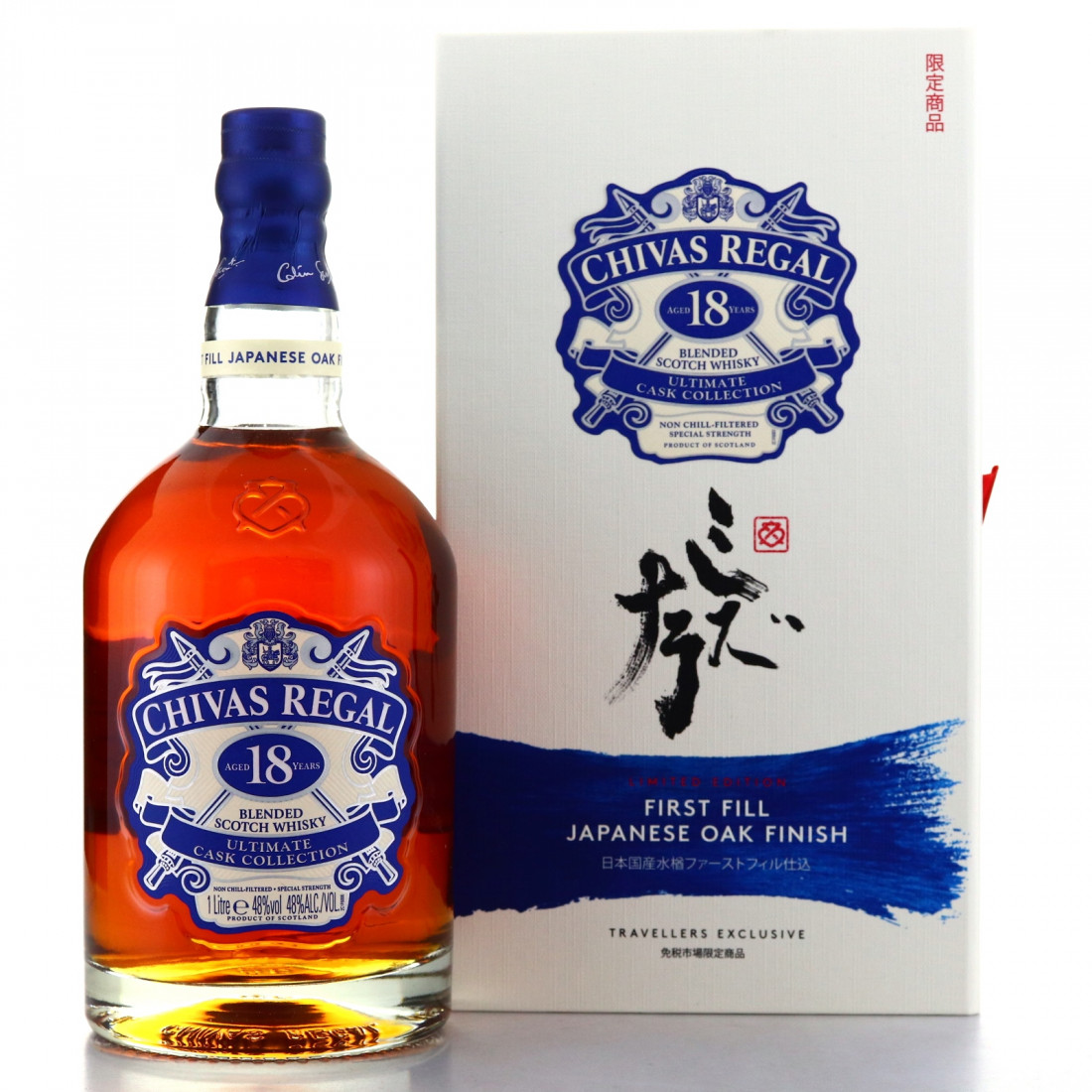 CHIVAS REGAL 18年 ジャパニーズオークフィニッシュ 限定品 ボトル☆日本だけの特別な CHIVAS】 CHIVAS REGAL シーバスリーガル18