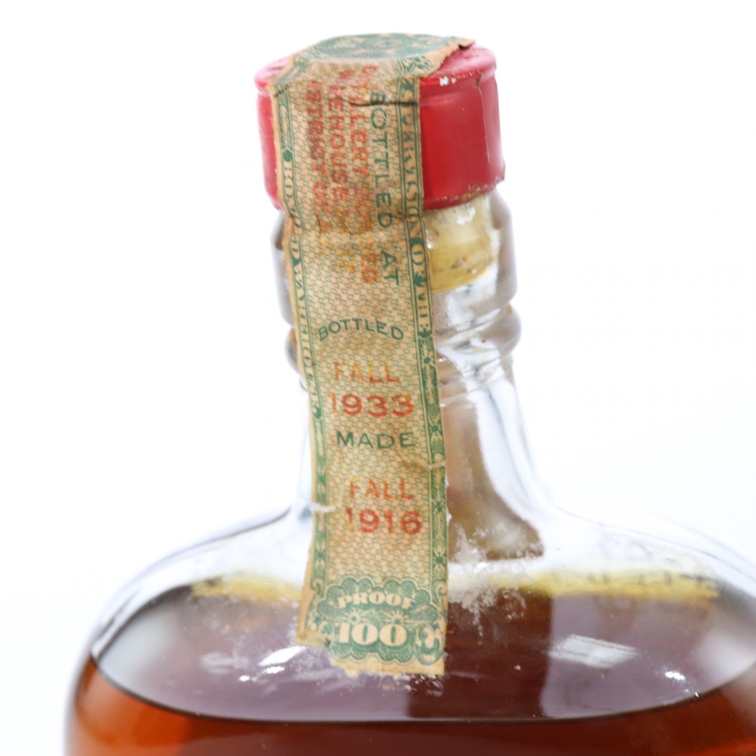 Old Fitzgerald 1916 Bottled in Bond 17 Year Old Pint / Prohibition Era Bottling Whisky Auctioneer