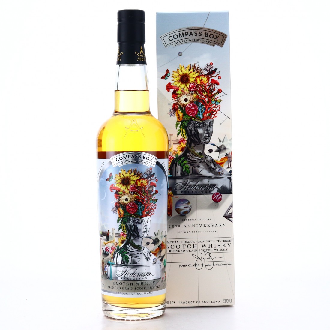 Compass Box Hedonism Felicitas / 20th Anniversary Whisky Auctioneer