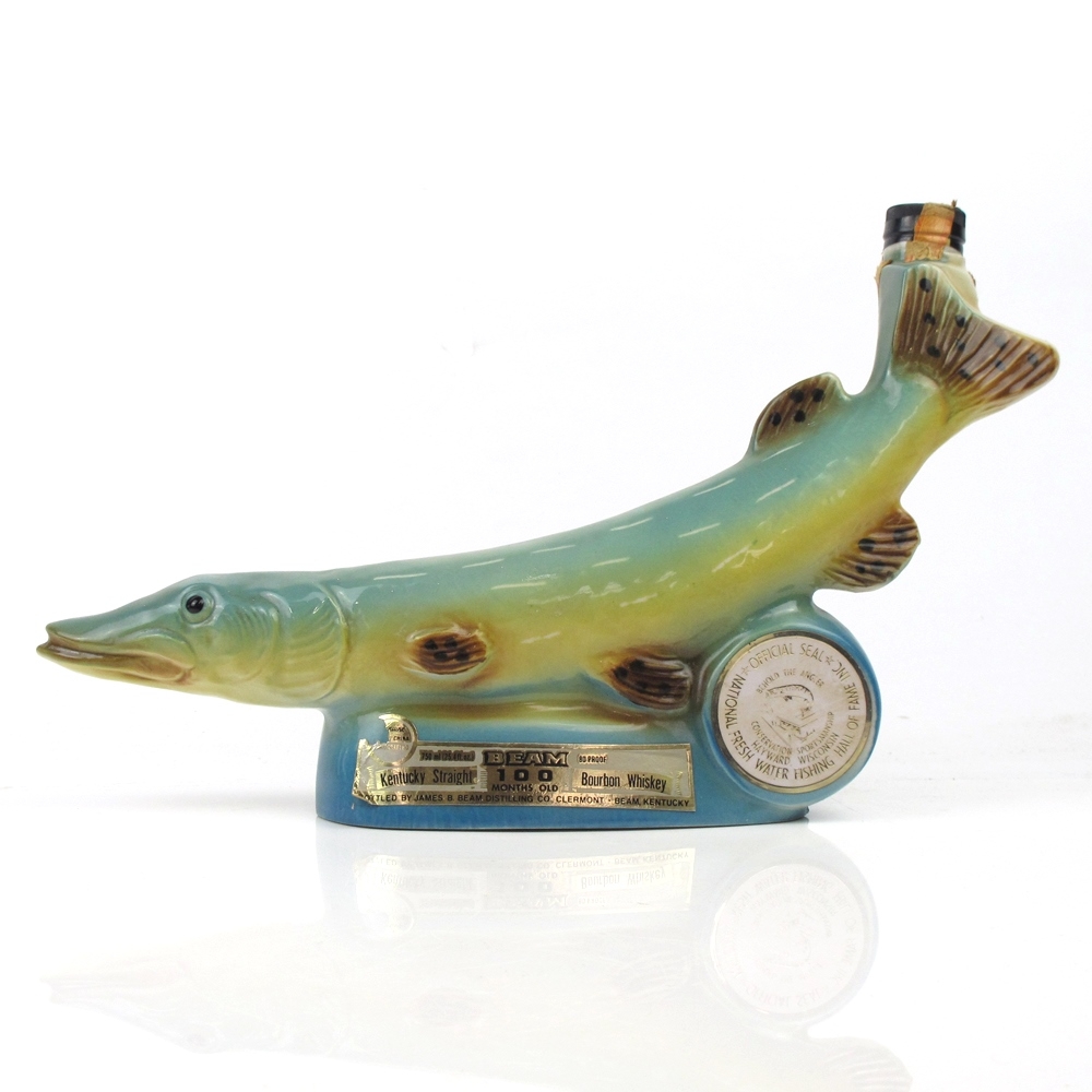 Jim Beam 100 Months Pike Decanter / Broken seal Whisky Auctioneer