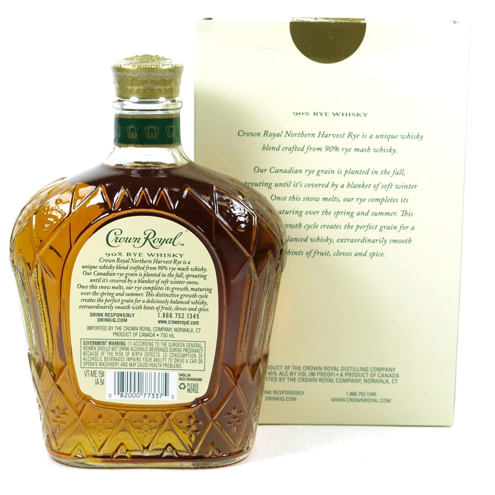 Crown Royal Northern Harvest Rye Whisky Auctioneer
