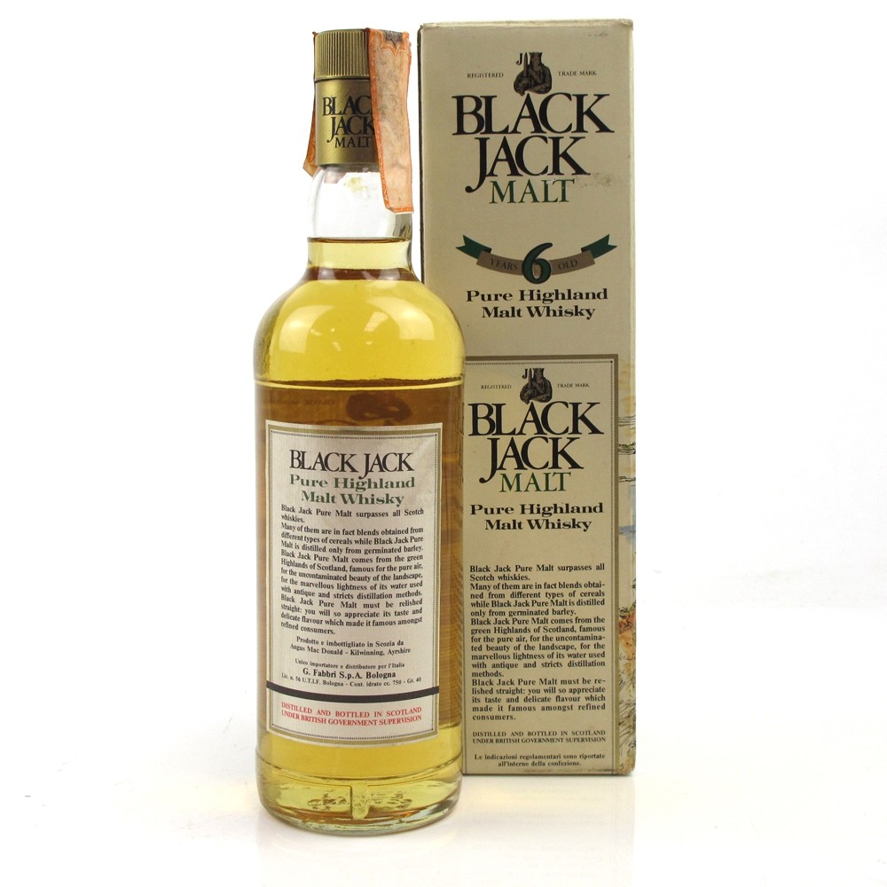 Black Jack 10 Year Old Finest Scotch Whisky Whisky Auctioneer
