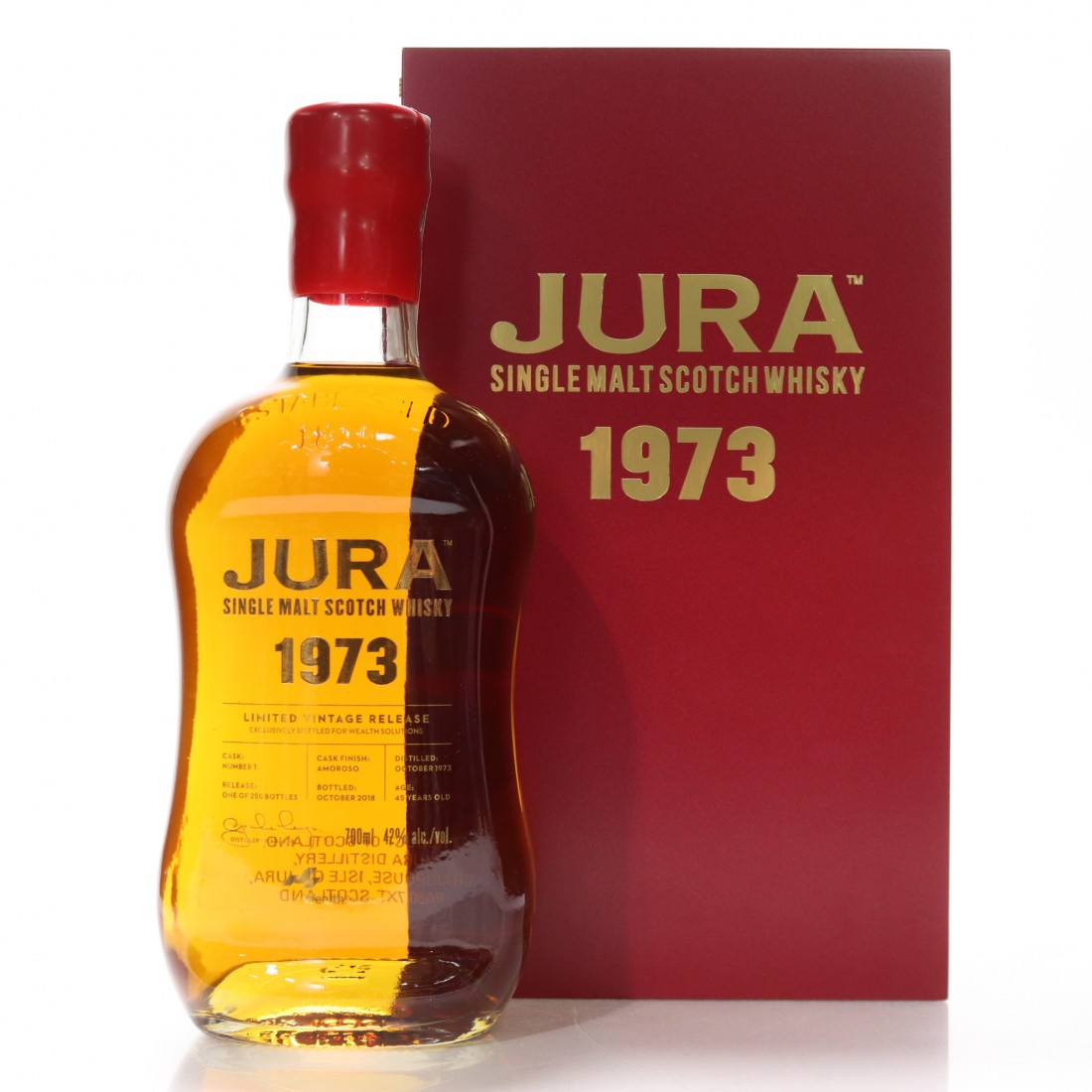 Jura 1973 Single Cask 45 Year Old 1 / Wealth Solutions Gold Edition Whisky Auctioneer