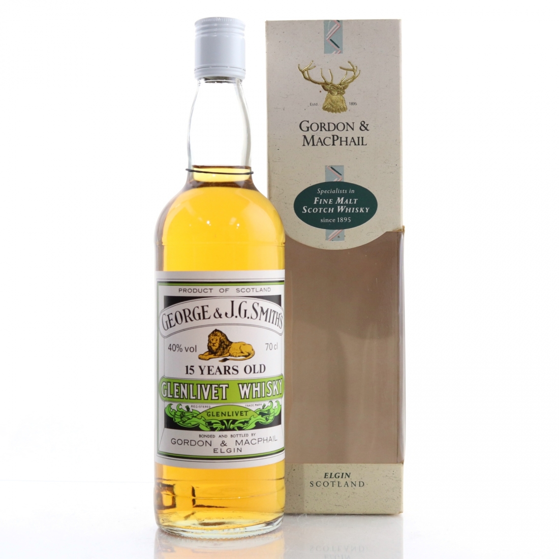 Glenlivet 15 Year Old Gordon and MacPhail Whisky Auctioneer