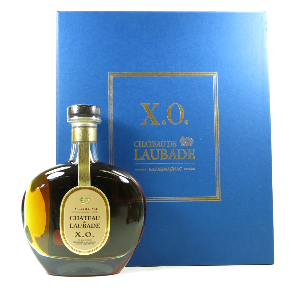 Chateau De Laubade Armagnac X.O. Gift Pack / Including Glasses 
