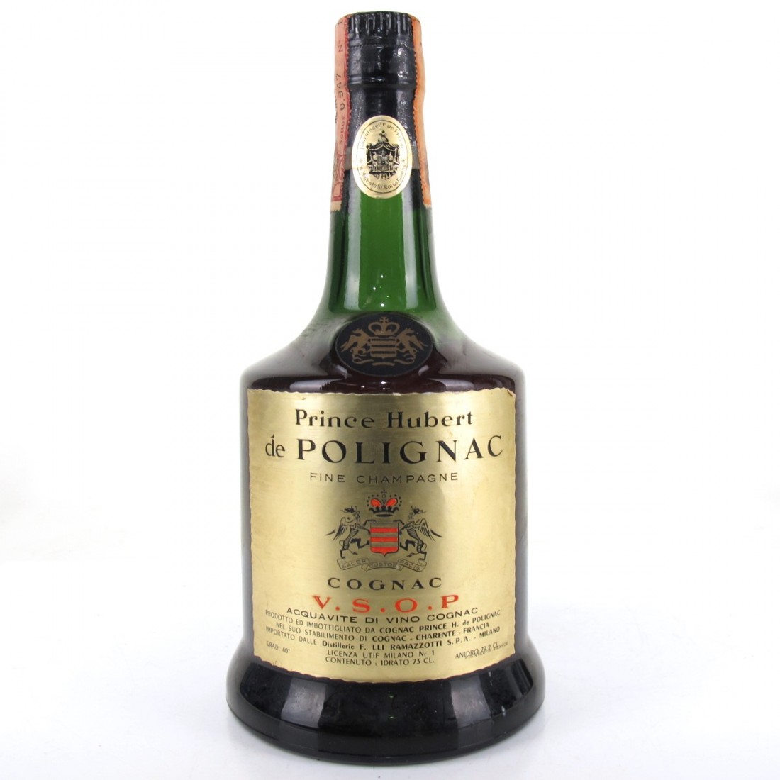 Prince Hubert de Polignac VSOP Cognac 1950/60s | Whisky Auctioneer Prince Hubert de Polignac VSOP Cognac 1950/60s | Whisky Auctioneer