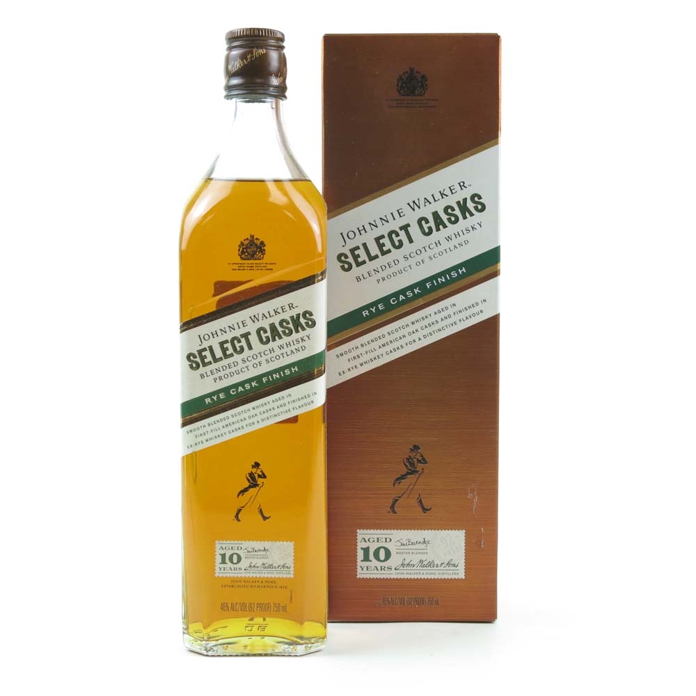 Johnnie Walker Select Casks 10 Year Old / Rye Cask Finish 75cl / US
