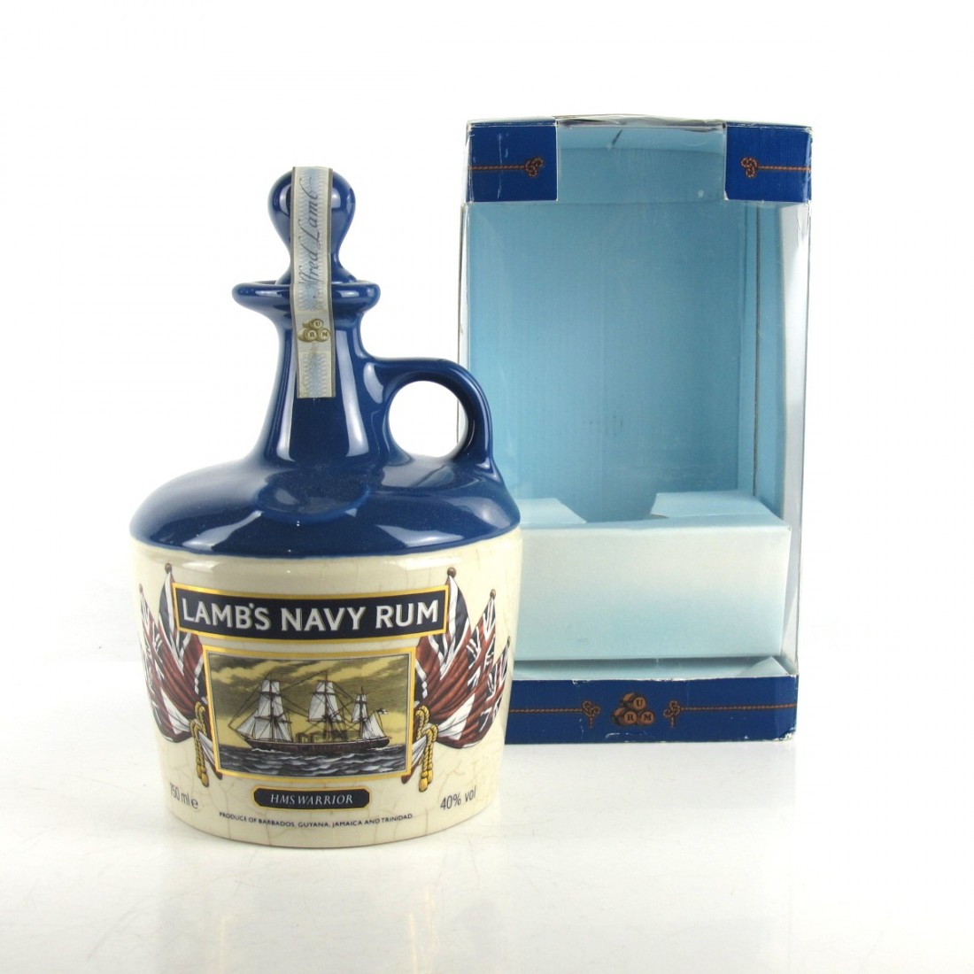 Lamb's Navy Rum Decanter 1980s Whisky Auctioneer