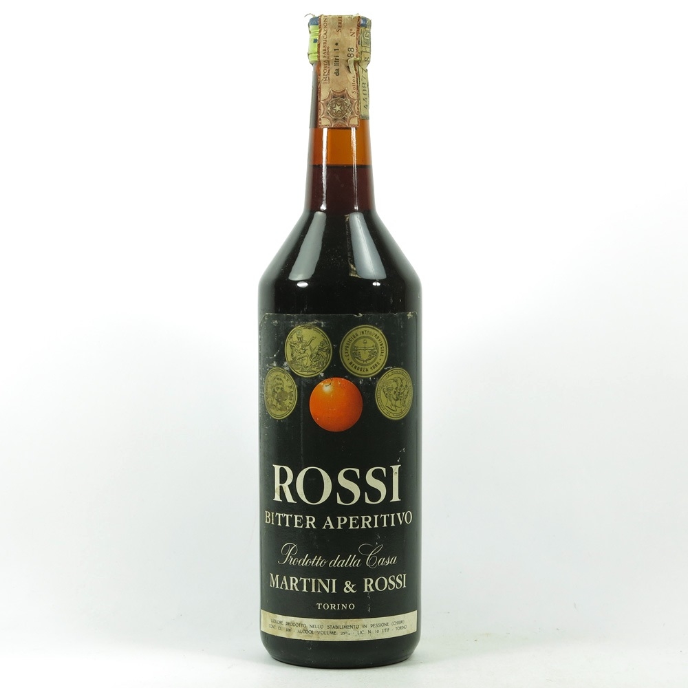 Rossi Martini Bitter Apertif 1 Litre 1980s Whisky Auctioneer
