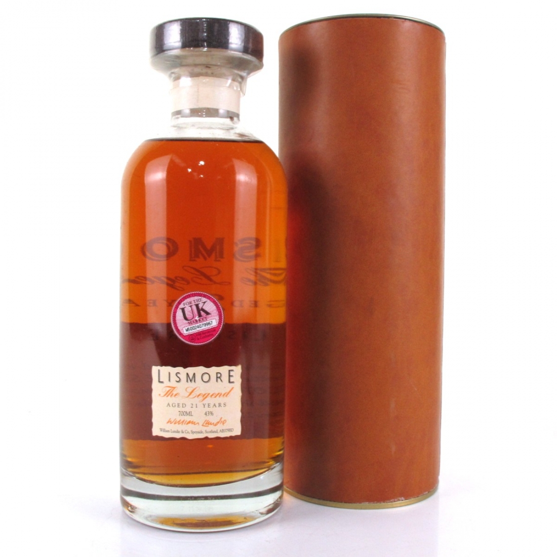 Lismore 21 Year Old / The Legend Whisky Auctioneer