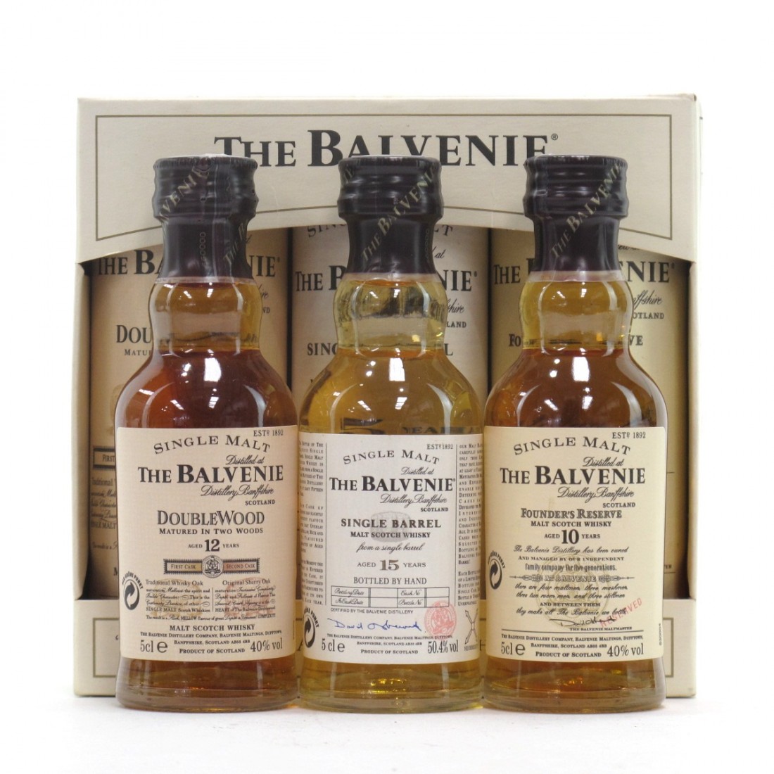 balvenie mini bottles