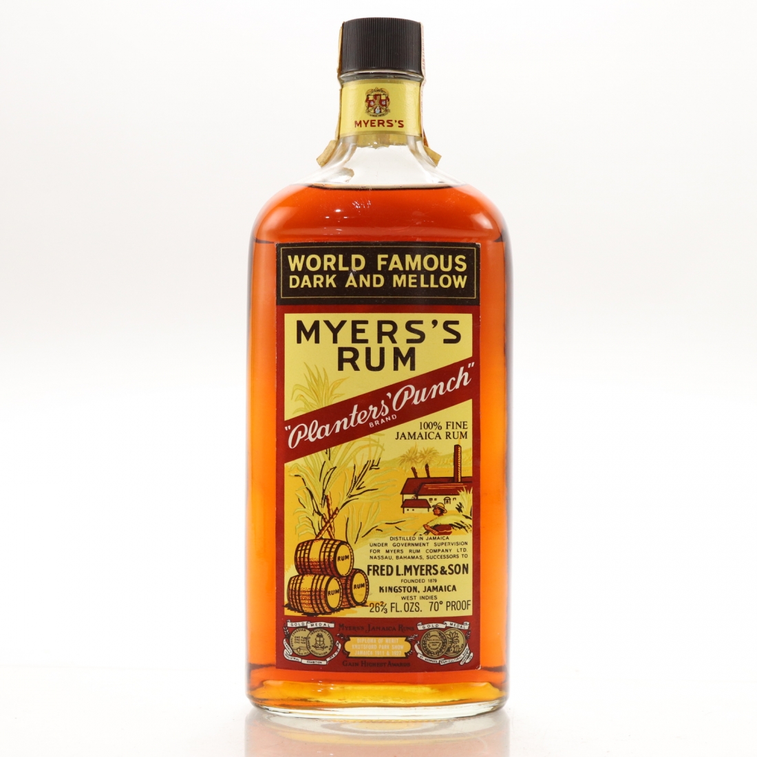 Myers's Rum 1970s Whisky Auctioneer