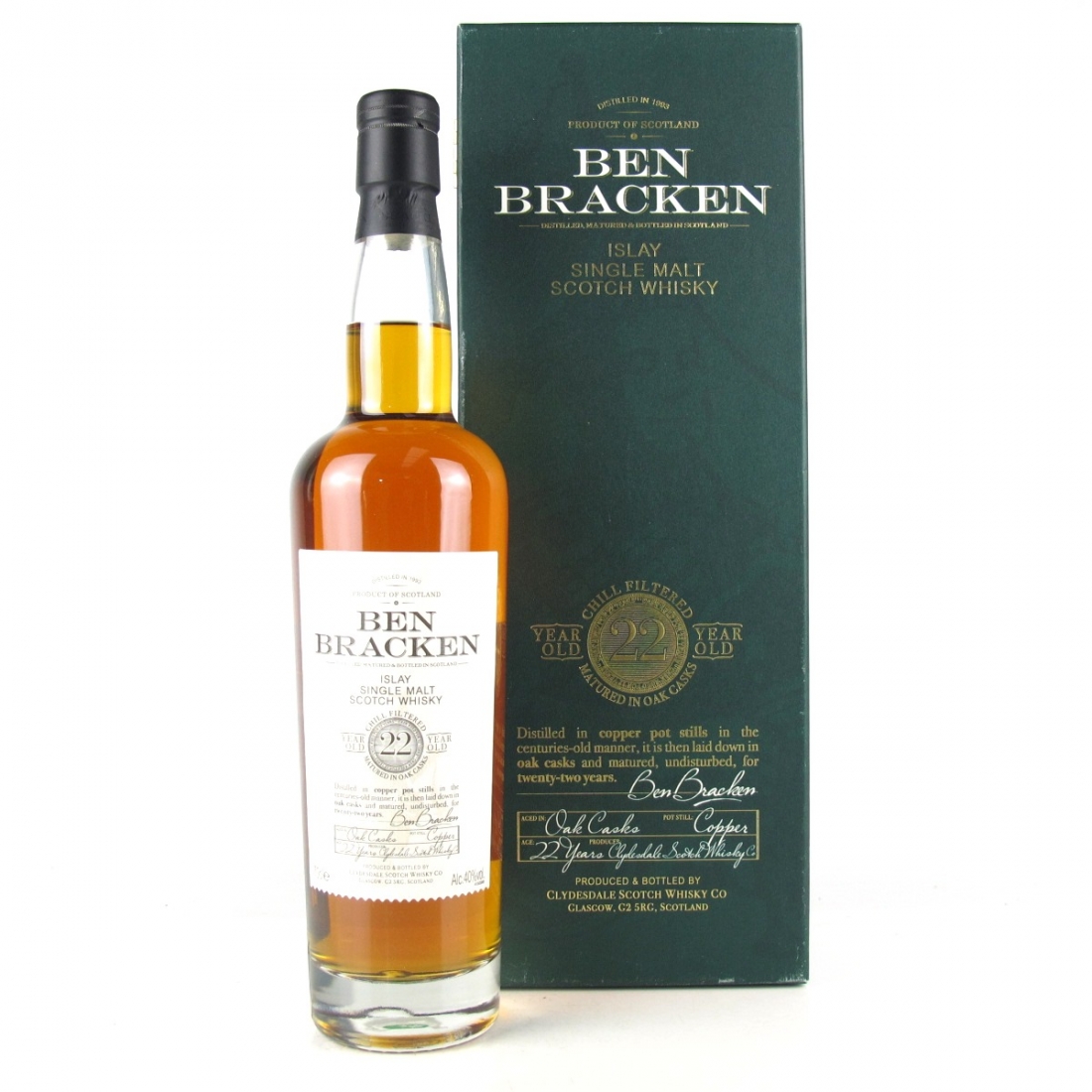 Ben Bracken 1993 22 Year Old Islay Single Malt Whisky Auctioneer