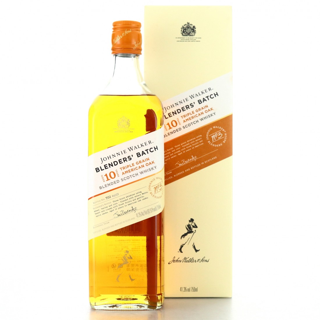 Johnnie Walker 10 Year Old Blenders' Batch 3 Triple Grain 75cl / US