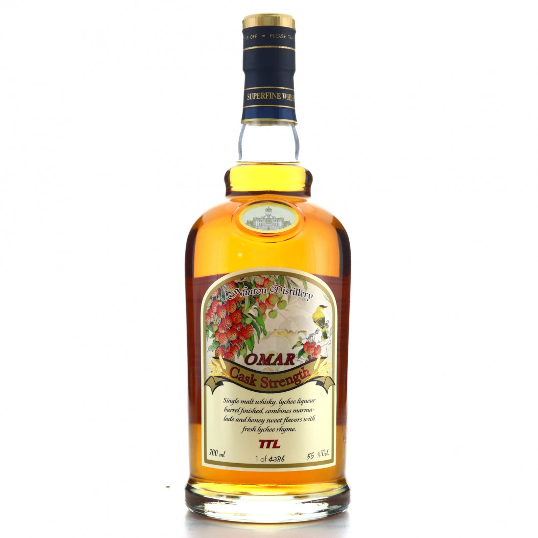 Nantou Omar Cask Strength Lychee Liqueur Finish Whisky Auctioneer
