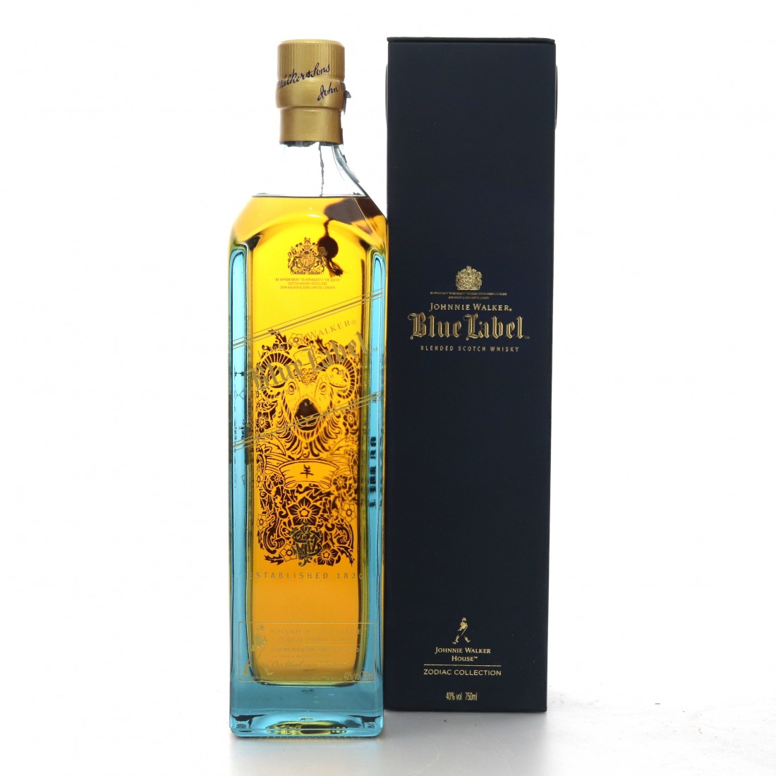 Johnnie Walker Blue Label Zodiac Series / Ram Edition Whisky Auctioneer