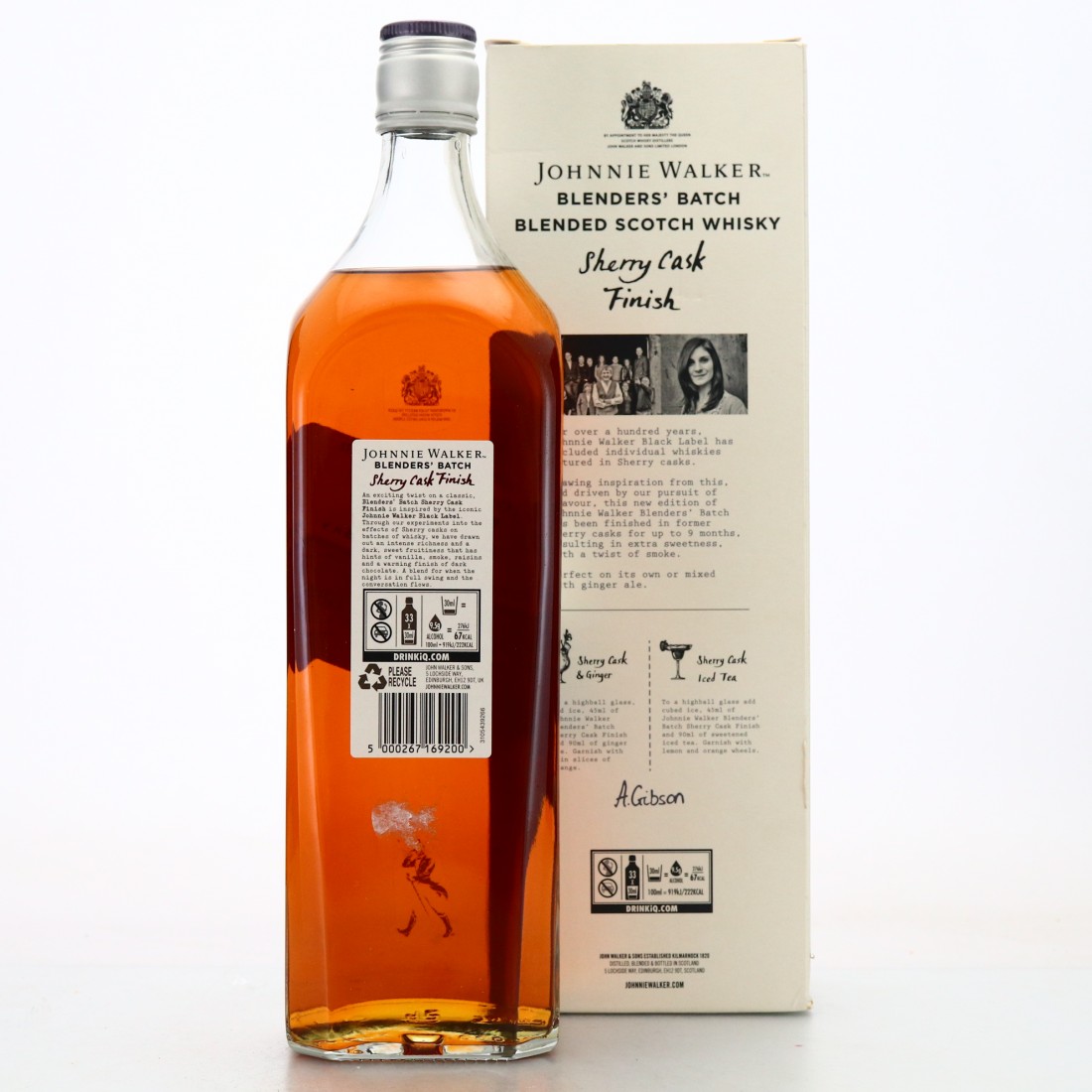 Johnnie Walker 12 Year Old Blenders' Batch Exp7 1 Litre / Sherry Cask