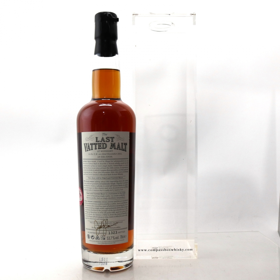 Compass Box Last Vatted Malt Whisky Auctioneer