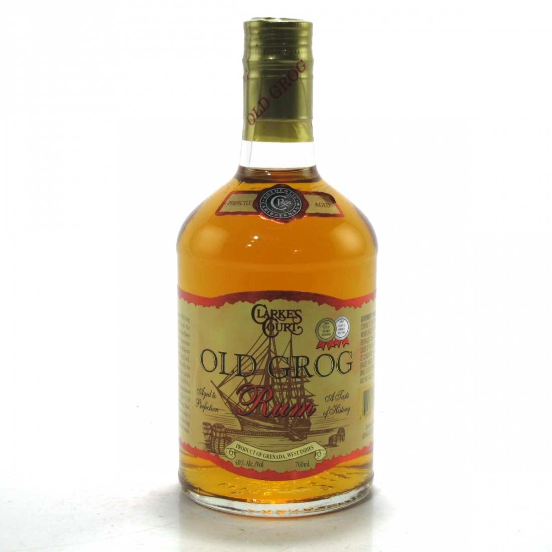 Clarke's Old Grog Rum Whisky Auctioneer