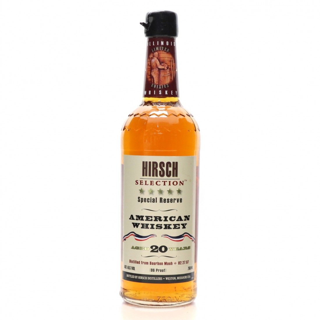Hirsch Selection 1987 20 Year Old American Whisky Whisky Auctioneer