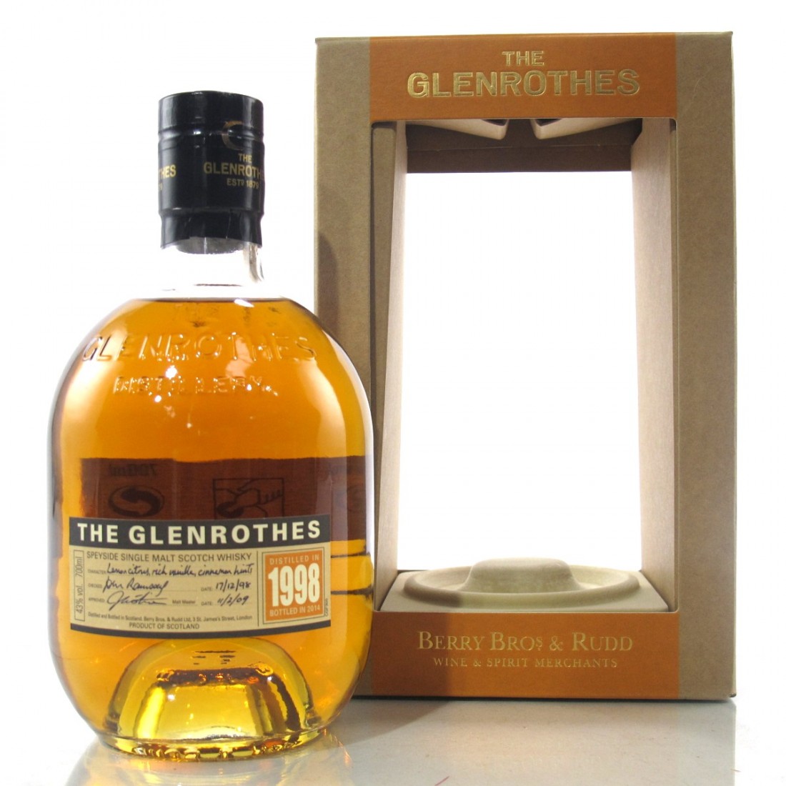 Glenrothes 1998 Vintage Whisky Auctioneer