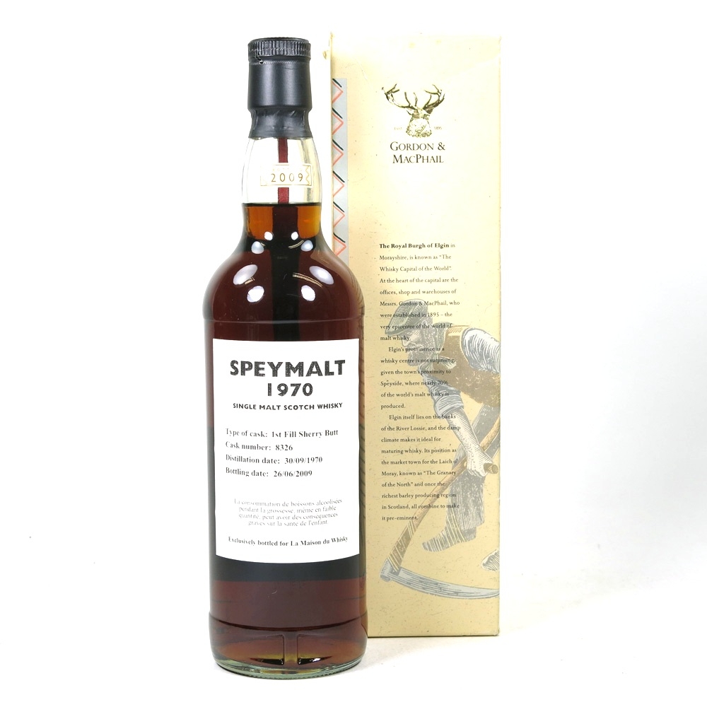Macallan 1970 Single Cask Speymalt 38 Year Old | Whisky Auctioneer