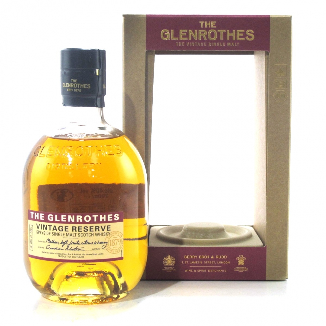 Glenrothes Vintage Reserve Whisky Auctioneer