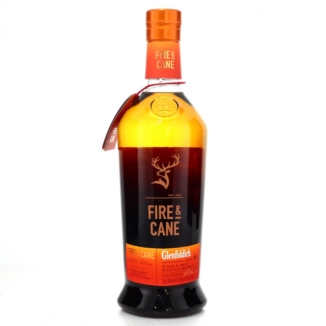Glenfiddich Experimental Series 4 Fire and Cane Whisky Auctioneer