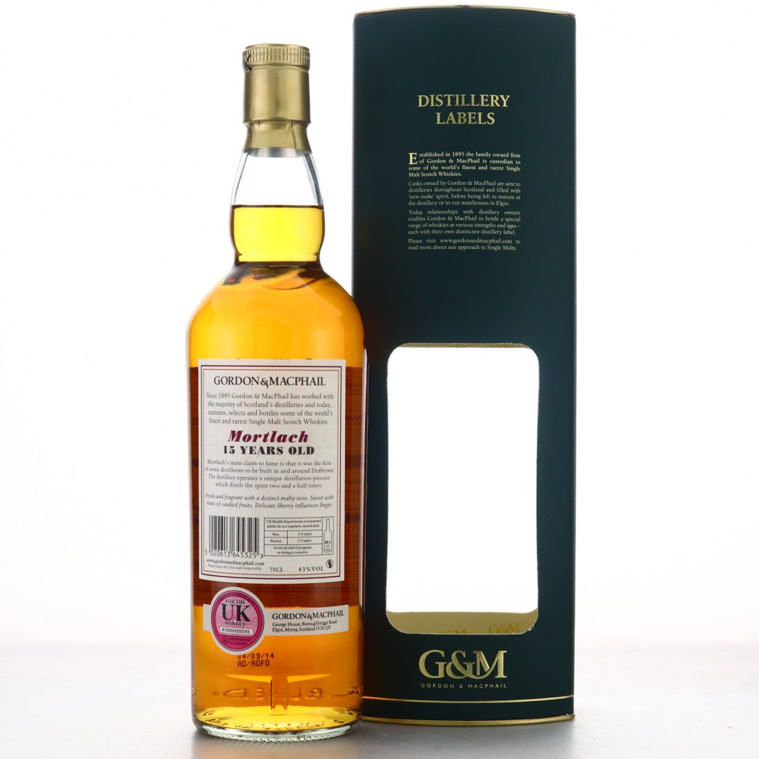 Mortlach 15 Year Old Gordon and MacPhail Whisky Auctioneer