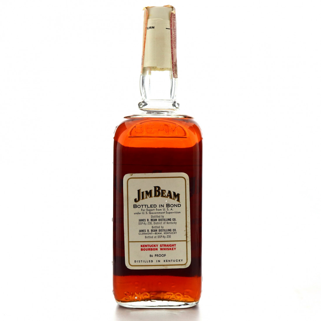 Jim Beam Kentucky Straight Bourbon 1973 | Whisky Auctioneer