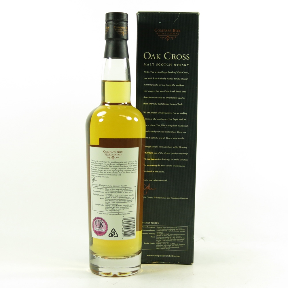 Compass Box Oak Cross Whisky Auctioneer